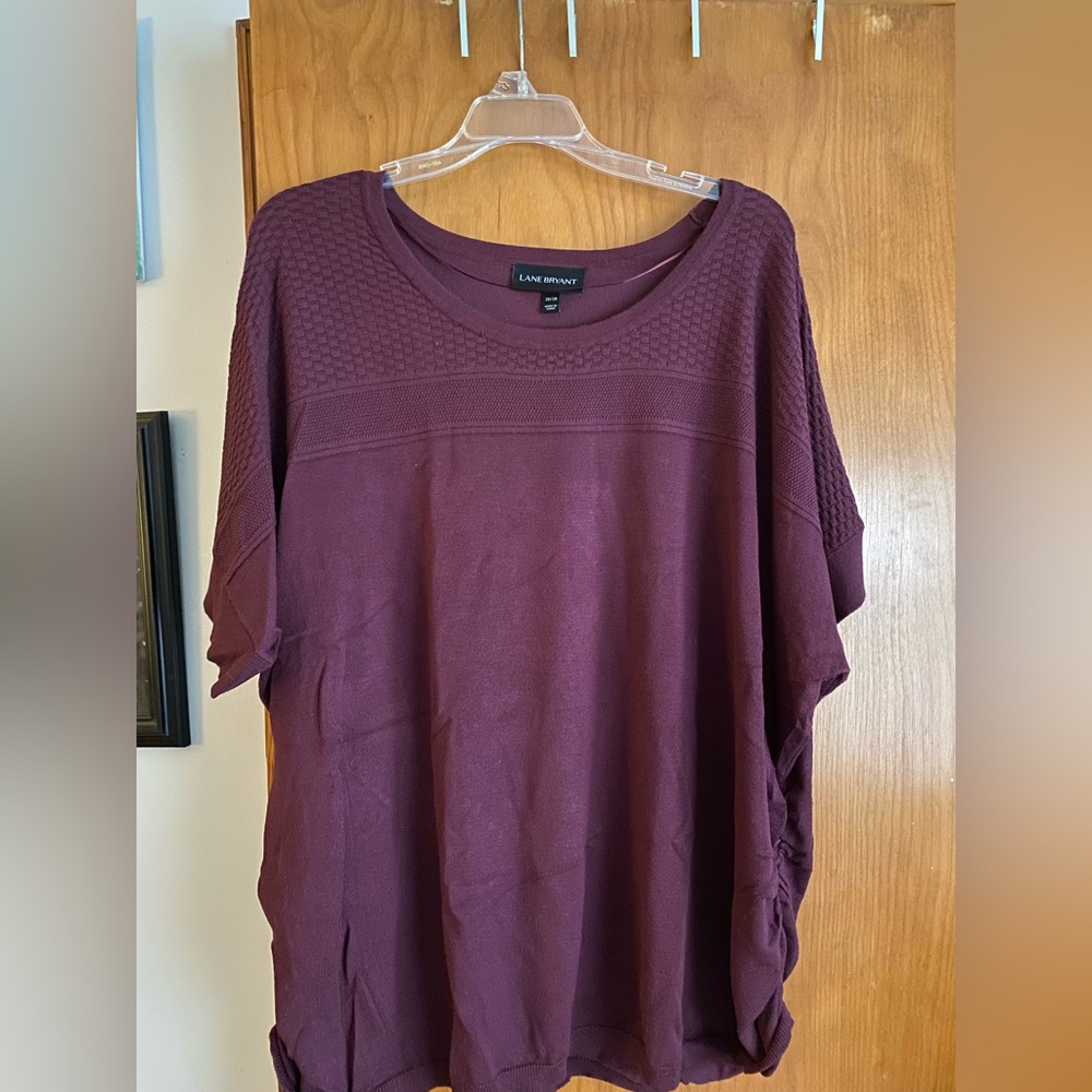 Lane Bryant 26/28 purple sweater